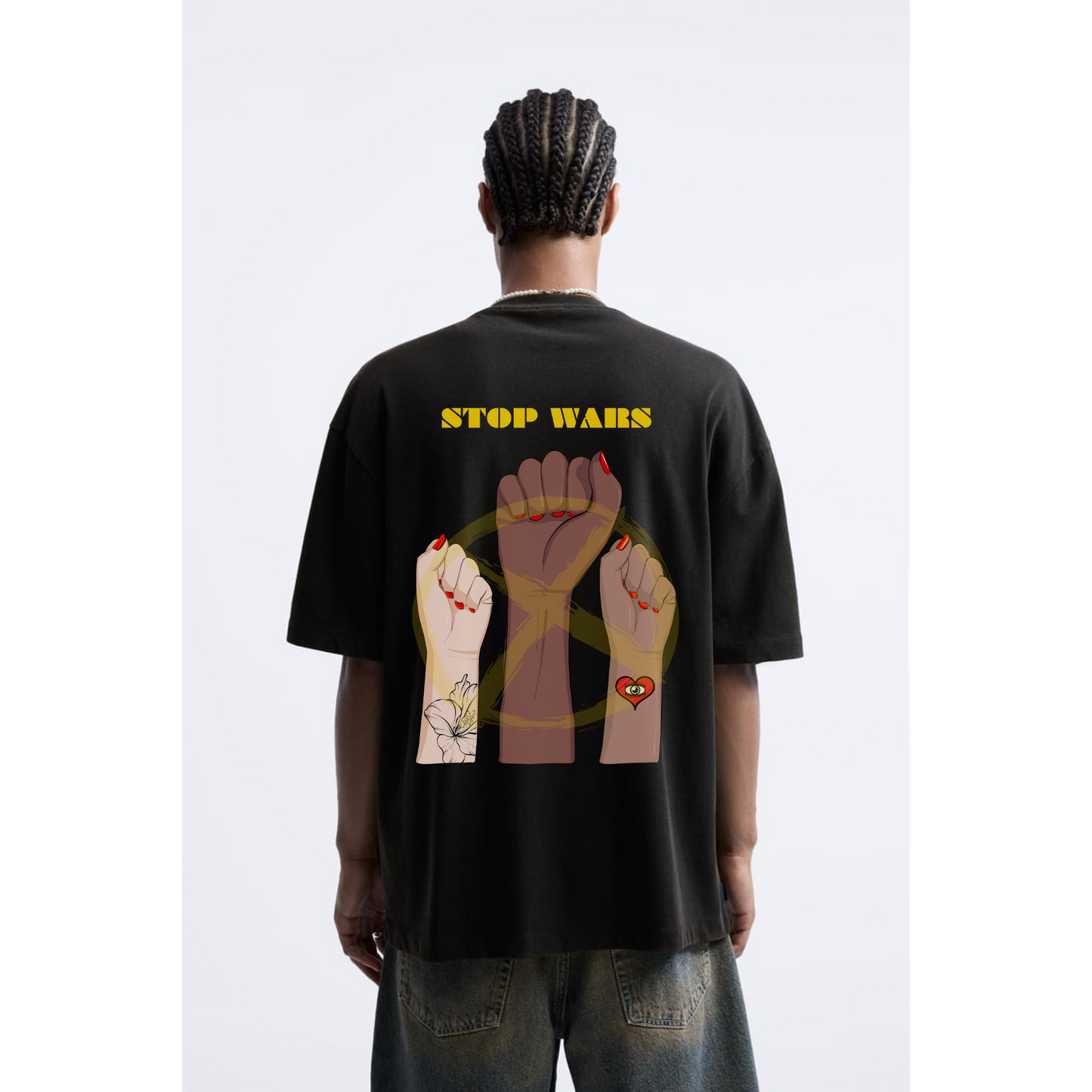 Peace X  Conversion Unisex Oversize T-shirt