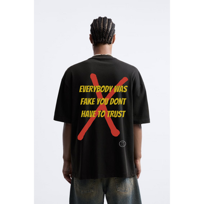 Fake Club X Conversion Unisex Oversize T-shirt